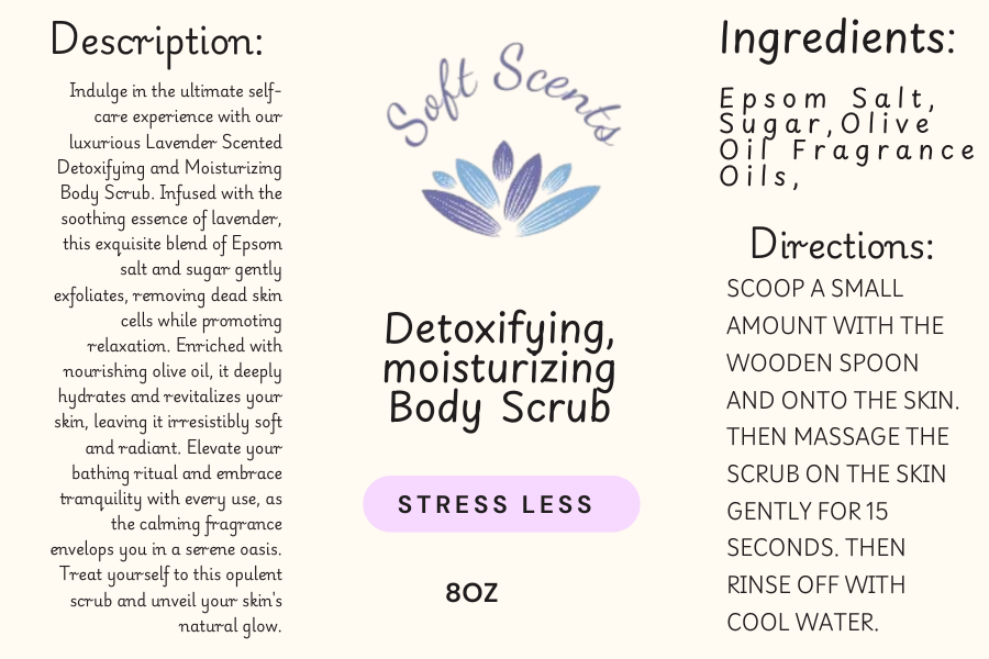 Exfoliating and Moisturizing Body Scrub