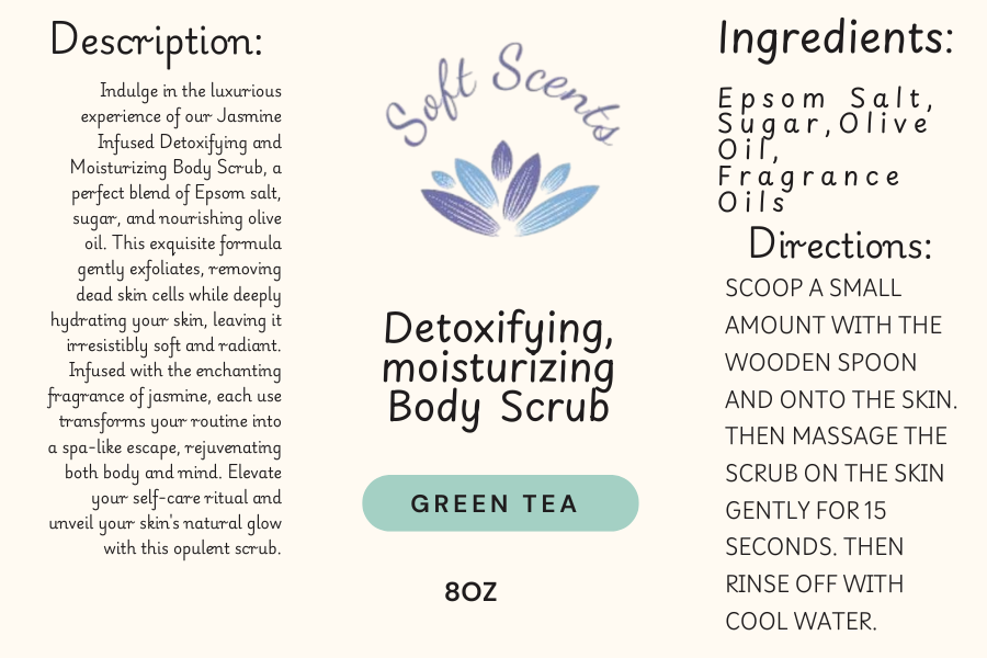 Exfoliating and Moisturizing Body Scrub